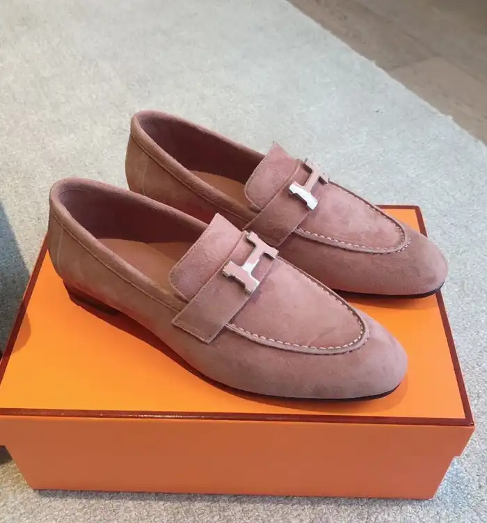 hype Hermes Leather Shoes