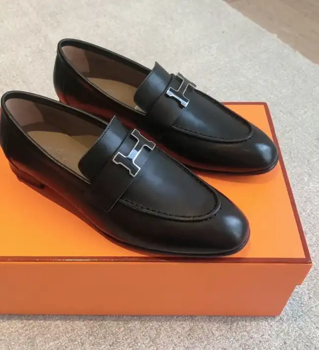 hype Hermes Leather Shoes