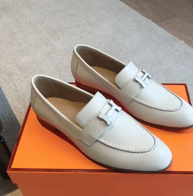 hype Hermes Leather Shoes