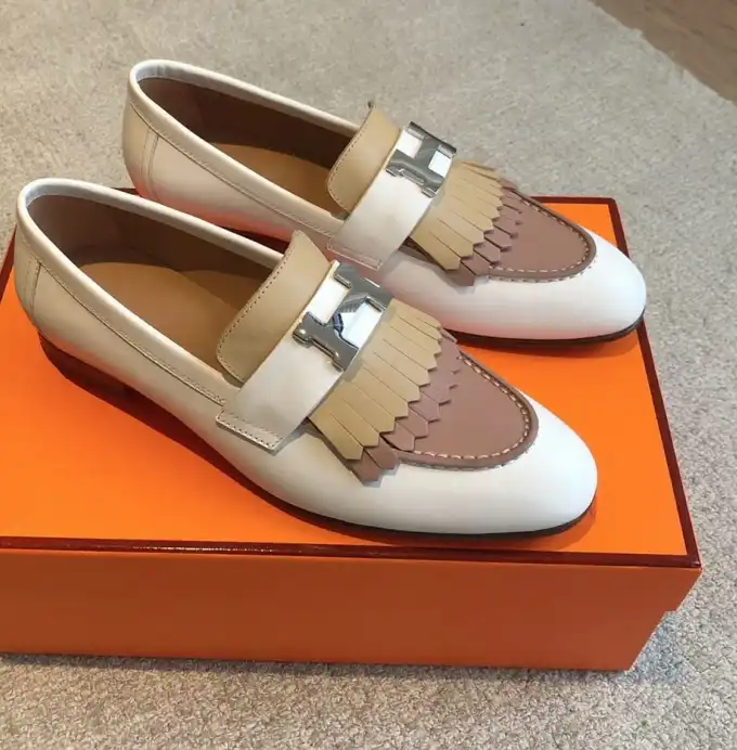 hype Hermes Leather Shoes