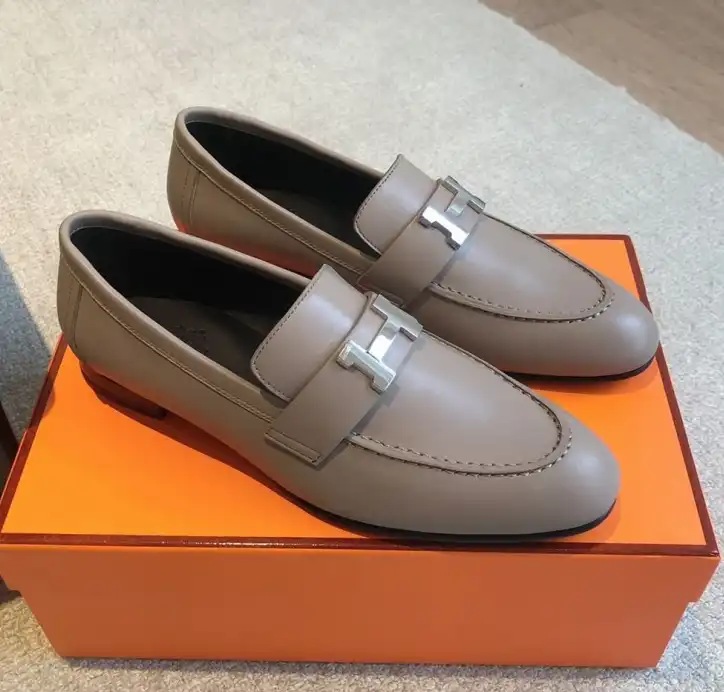 hype Hermes Leather Shoes