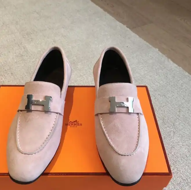 hype Hermes Leather Shoes