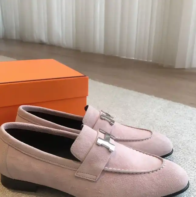 hype Hermes Leather Shoes