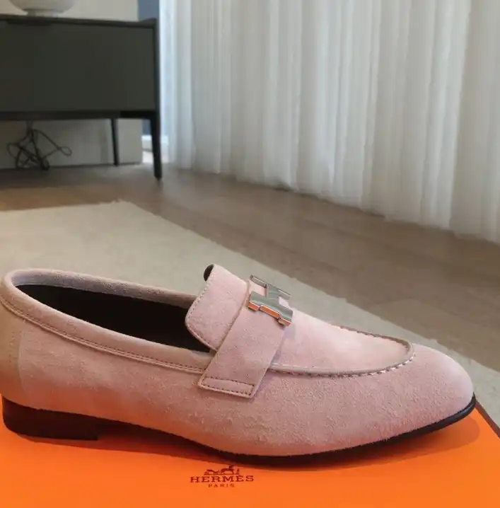 hype Hermes Leather Shoes