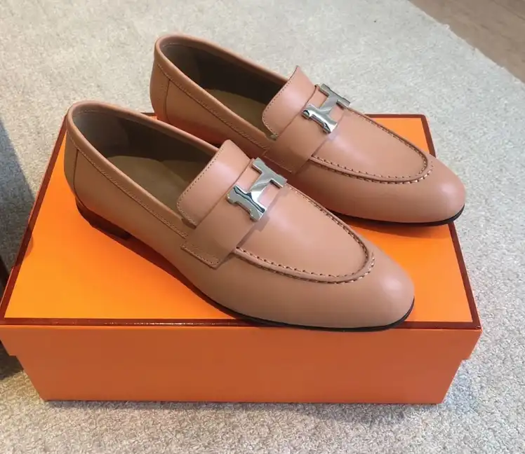 hype Hermes Leather Shoes