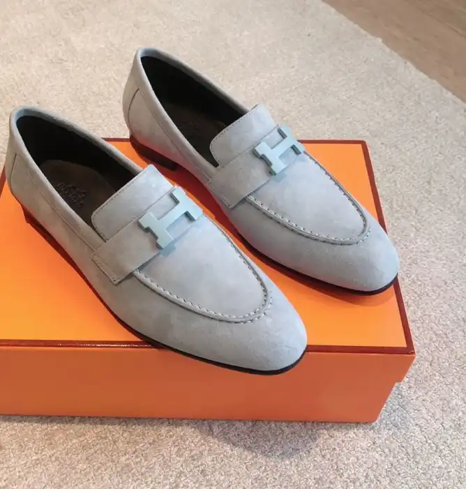 hype Hermes Leather Shoes