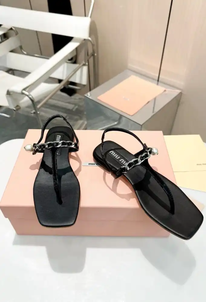 hype Miu Miu Sandals