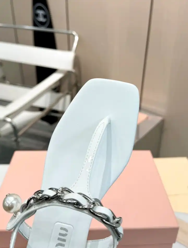 hype Miu Miu Sandals