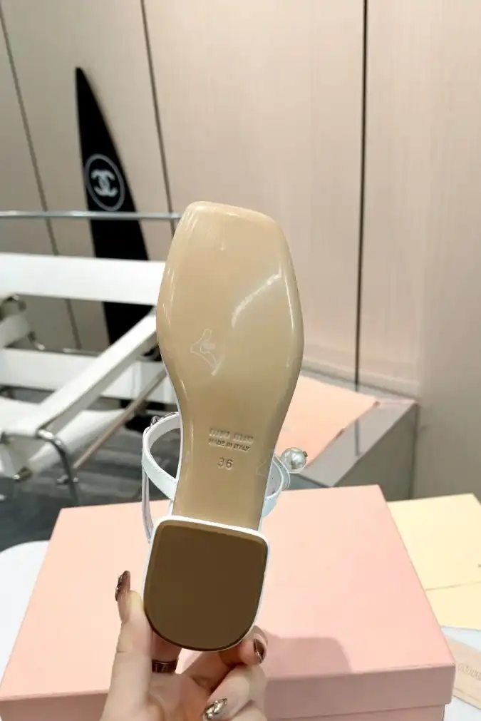 hype Miu Miu Sandals