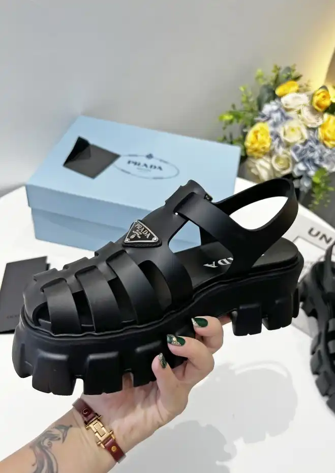 hype Prada Sandals