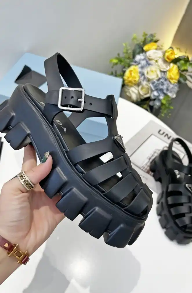 hype Prada Sandals