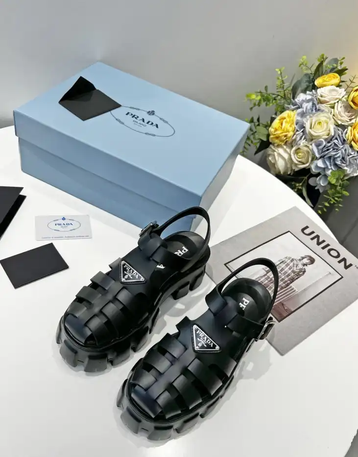 hype Prada Sandals