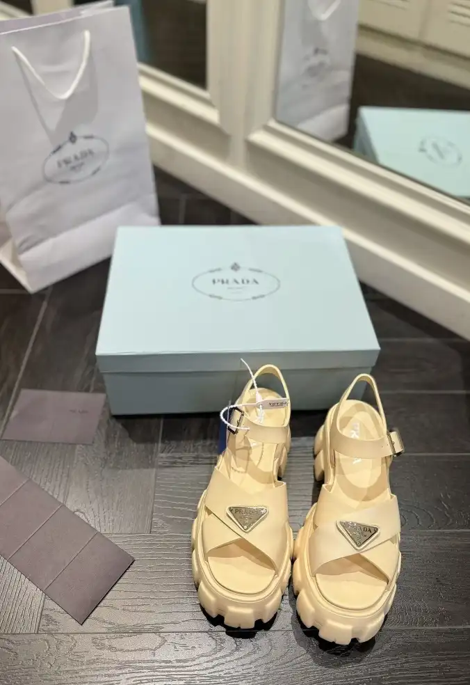 hype Prada Sandals