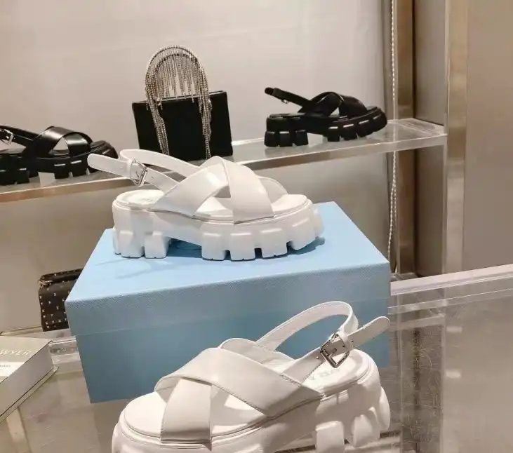 hype Prada Sandals