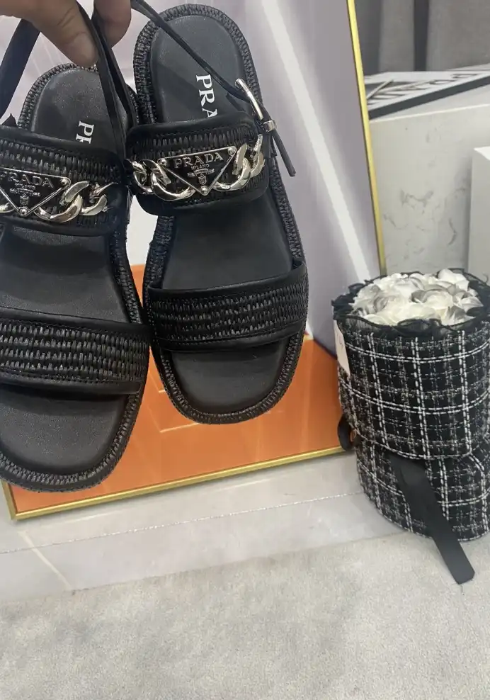 hype Prada Sandals