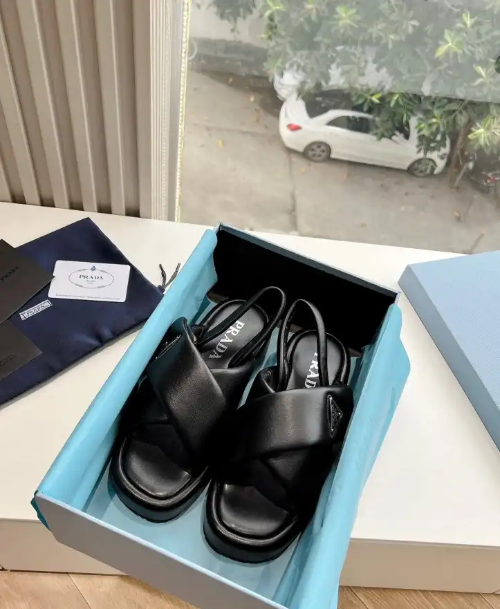 hype Prada Sandals