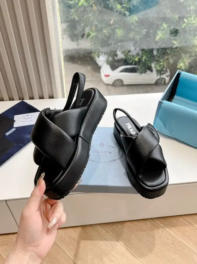 hype Prada Sandals