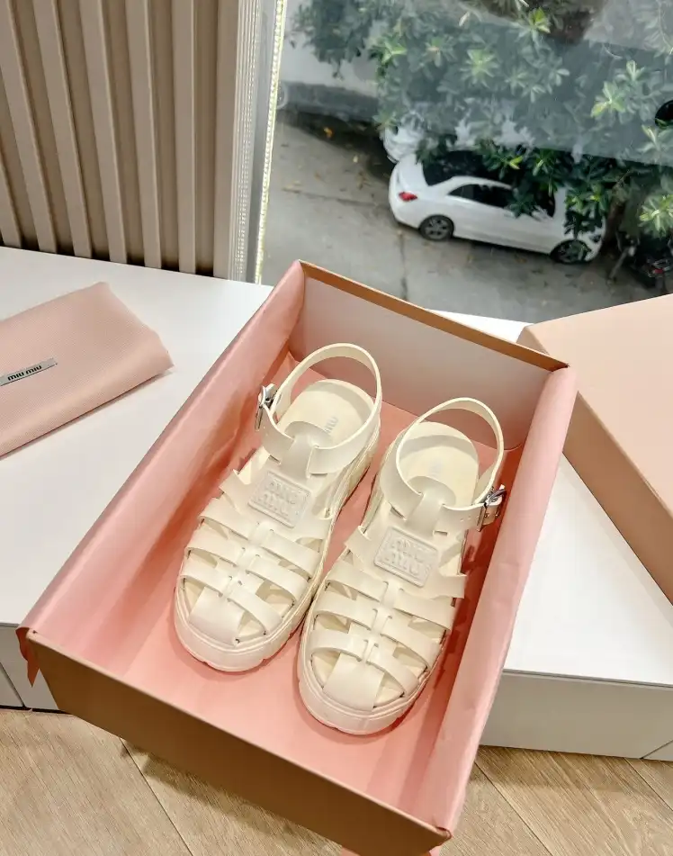 hype Miu Miu Sandals