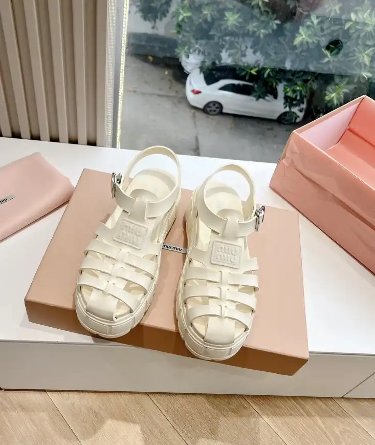 hype Miu Miu Sandals