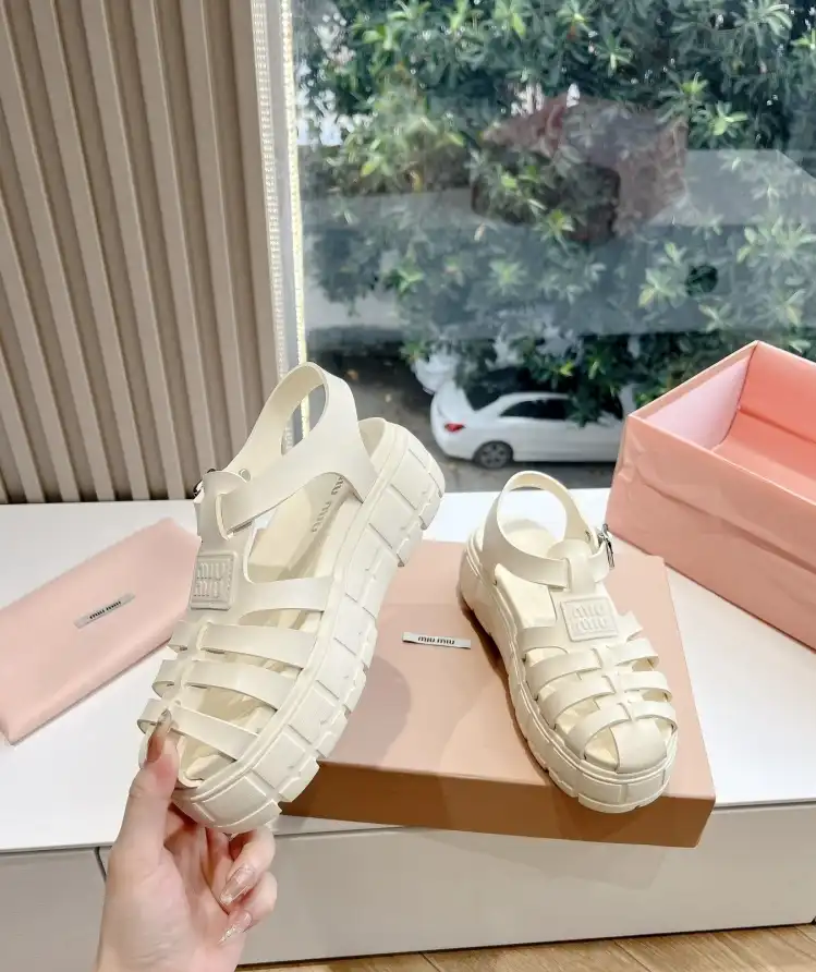 hype Miu Miu Sandals