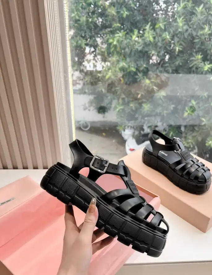 hype Miu Miu Sandals