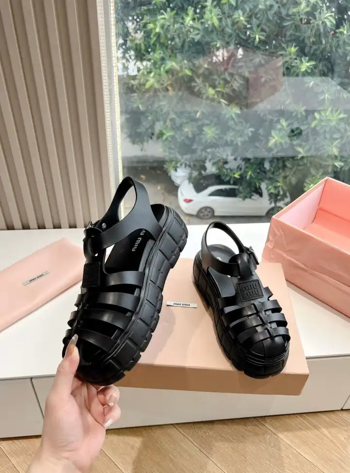 hype Miu Miu Sandals