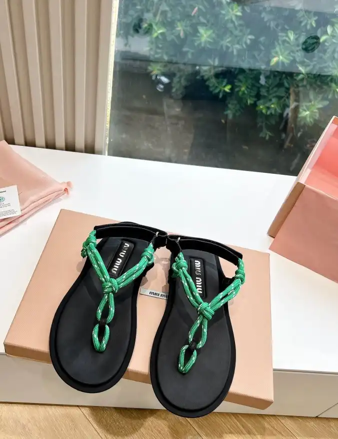 hype Miu Miu Sandals