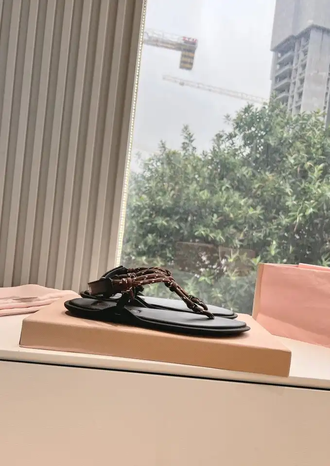 hype Miu Miu Sandals