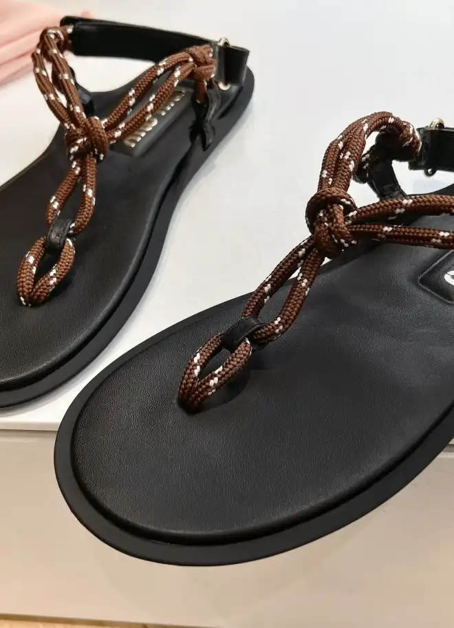 hype Miu Miu Sandals