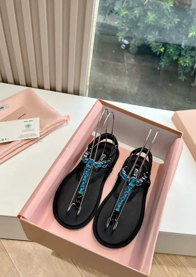 hype Miu Miu Sandals