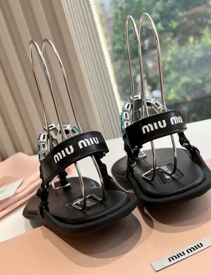 hype Miu Miu Sandals