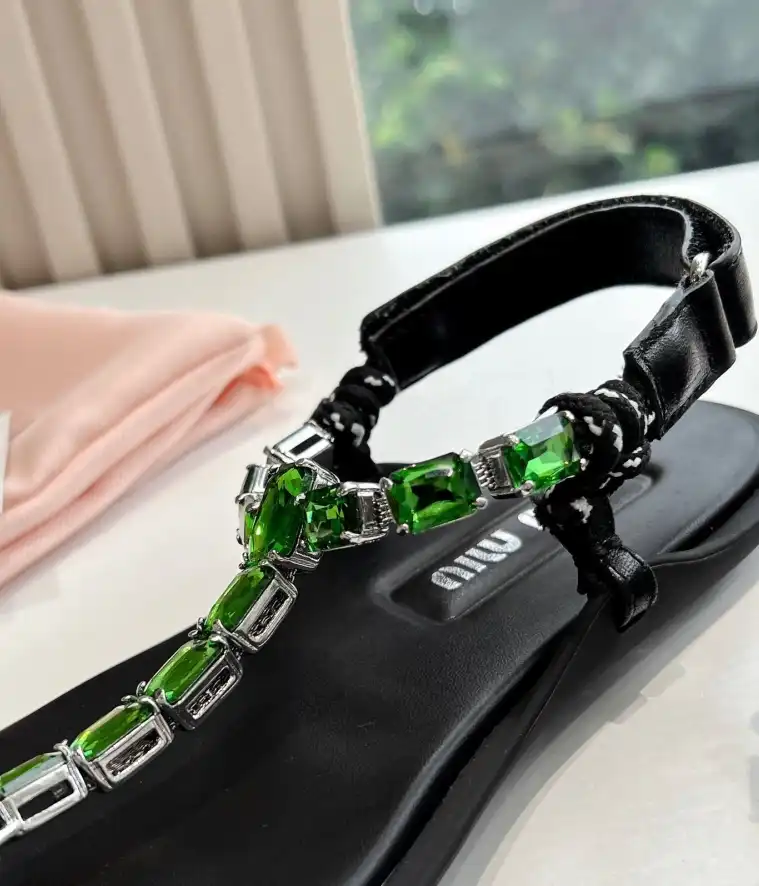 hype Miu Miu Sandals