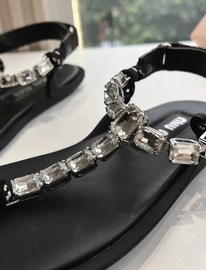 hype Miu Miu Sandals