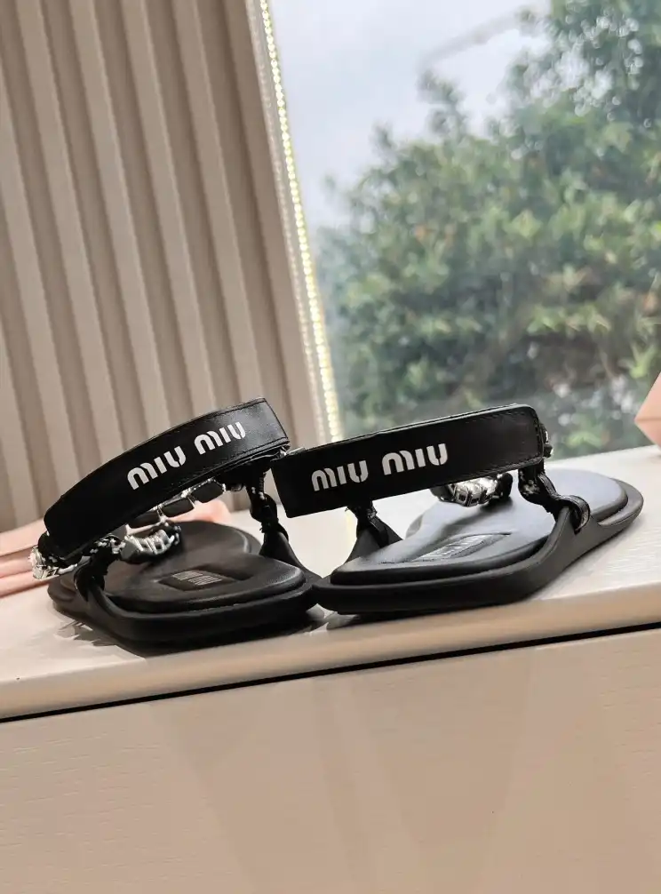 hype Miu Miu Sandals