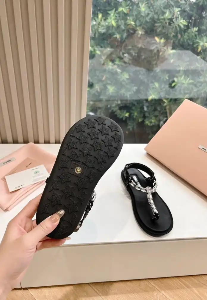 hype Miu Miu Sandals