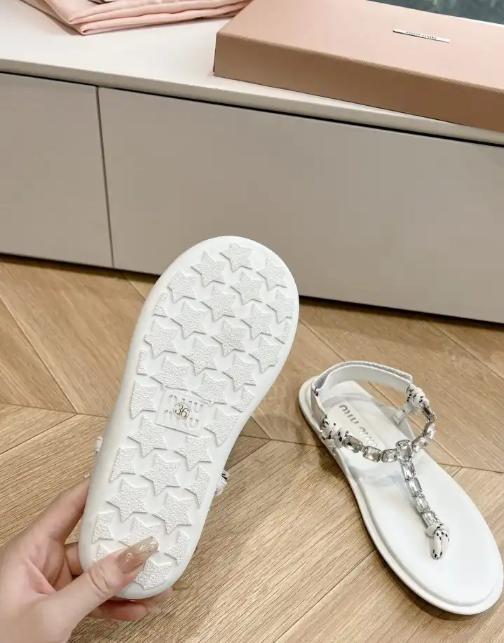 hype Miu Miu Sandals