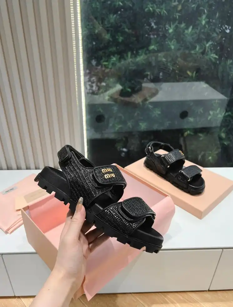 hype Miu Miu Sandals