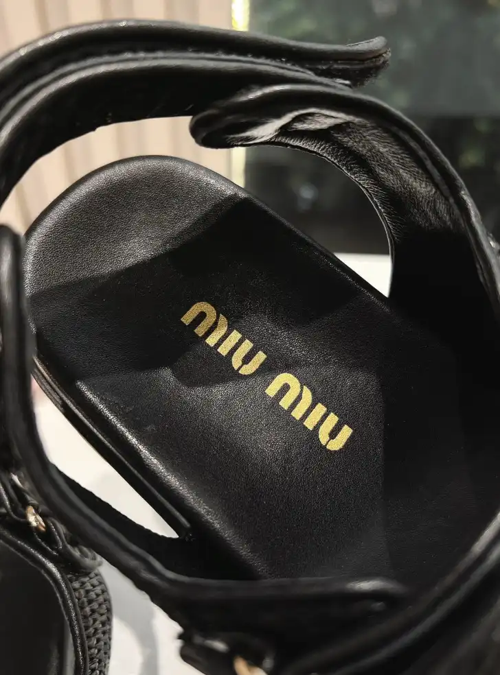 hype Miu Miu Sandals