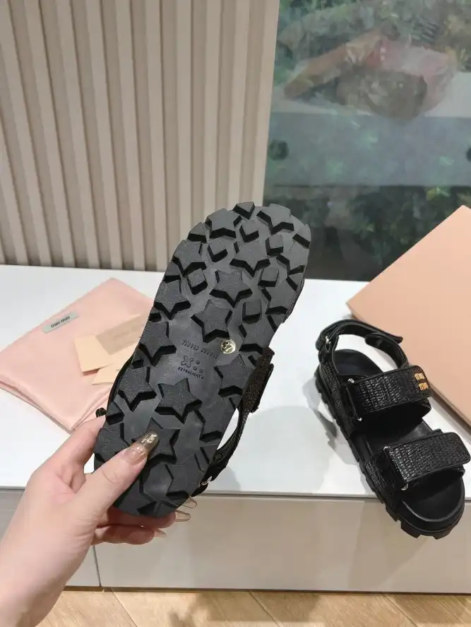 hype Miu Miu Sandals