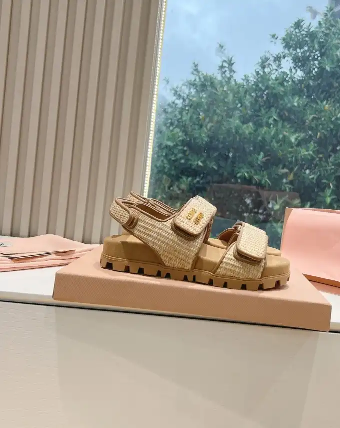 hype Miu Miu Sandals