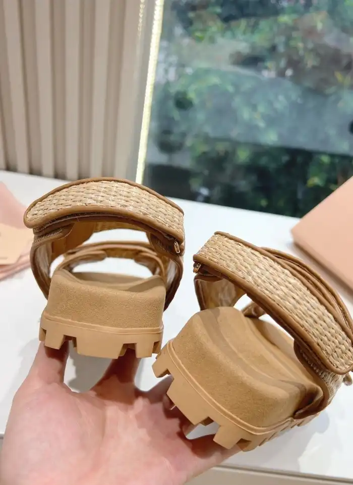 hype Miu Miu Sandals