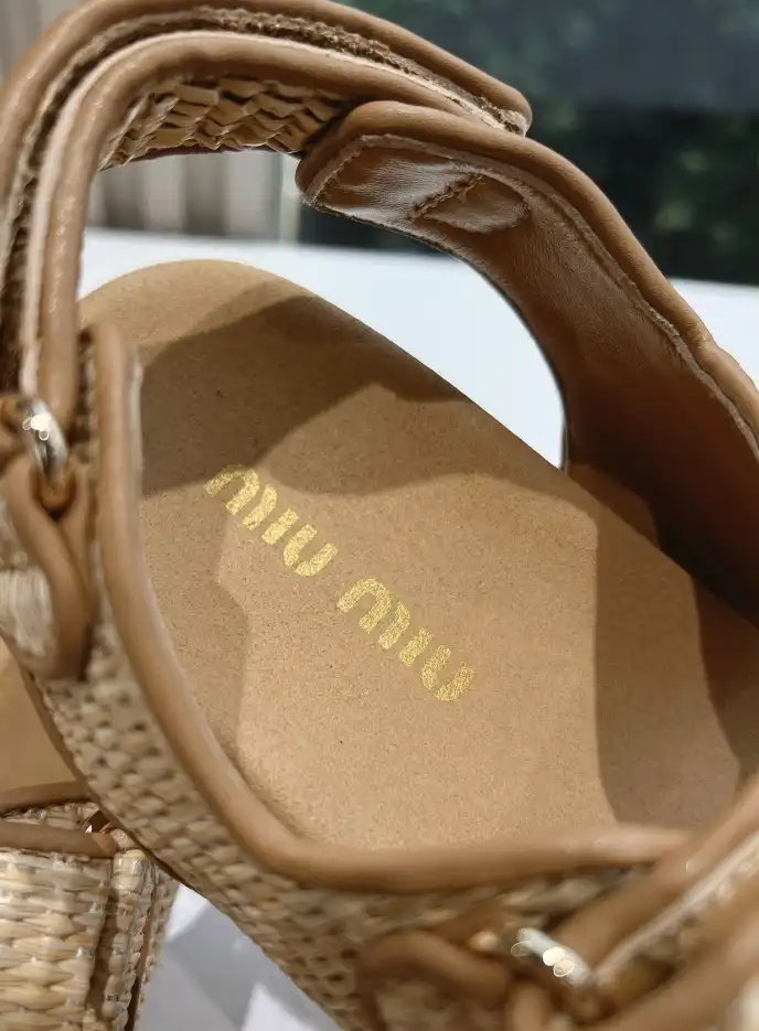 hype Miu Miu Sandals