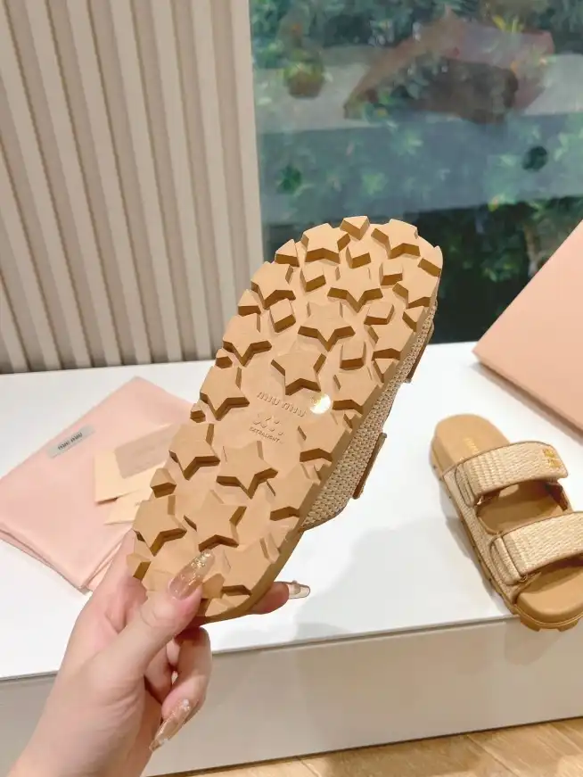 hype Miu Miu Sandals