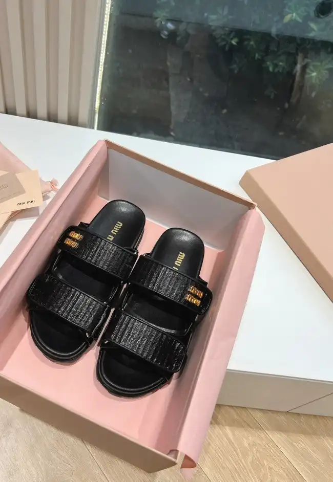 hype Miu Miu Sandals