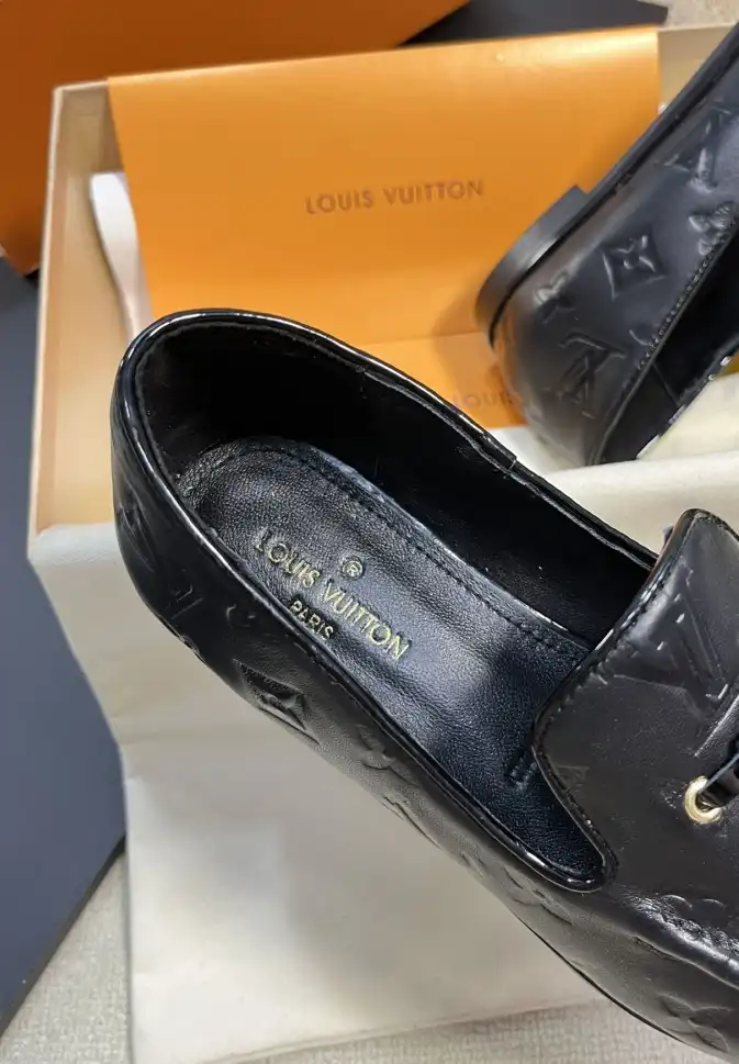 hype LV Leather Shoes