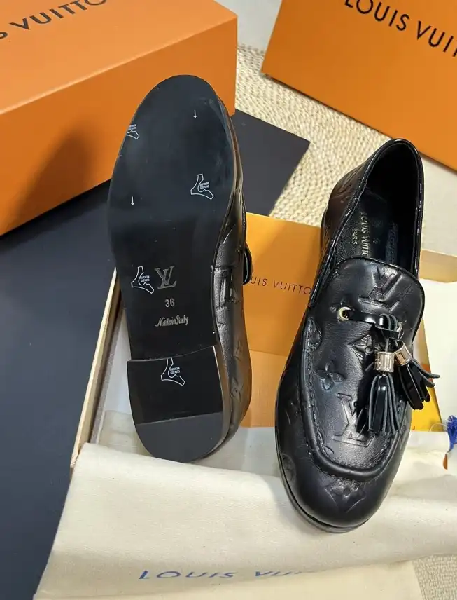 hype LV Leather Shoes