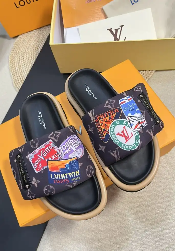 hype LV Slippers