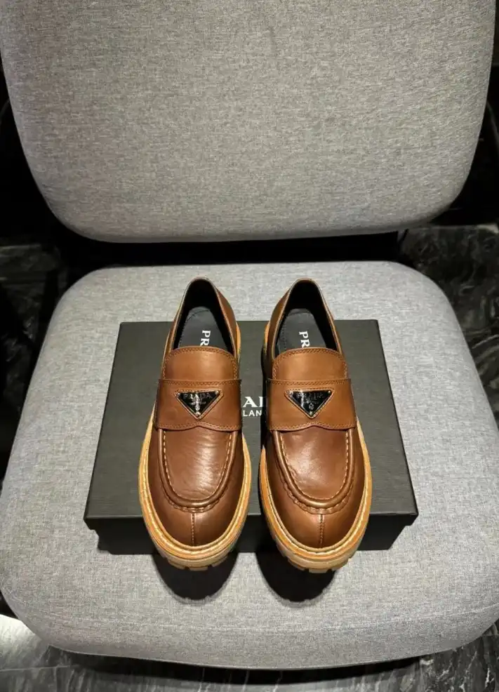 hype Prada Leather Shoes