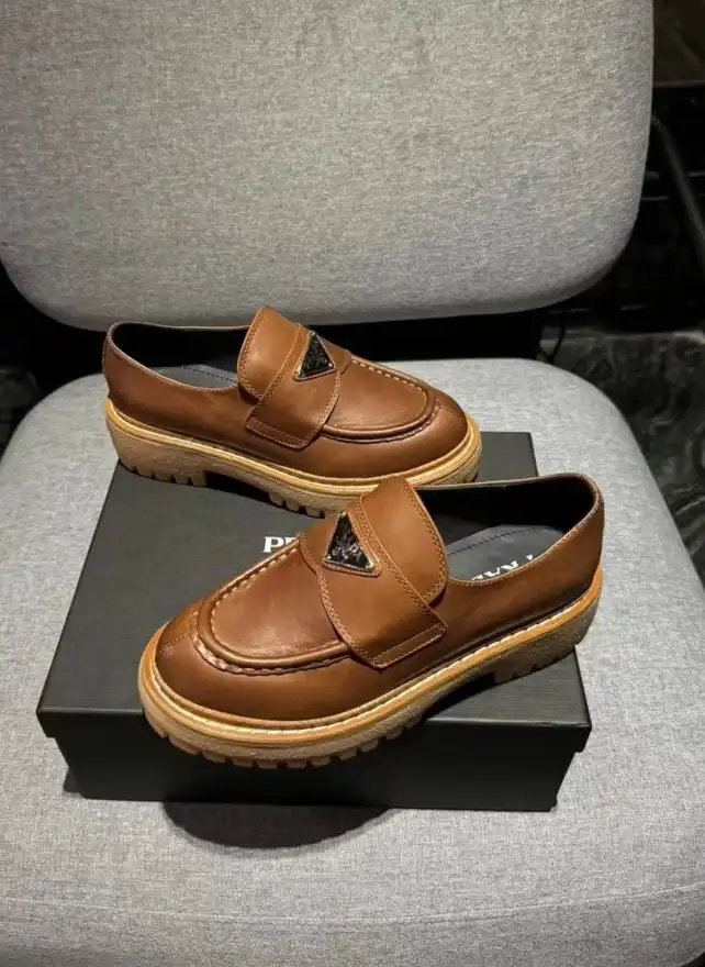 hype Prada Leather Shoes