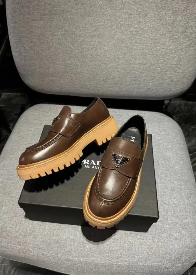 hype Prada Leather Shoes